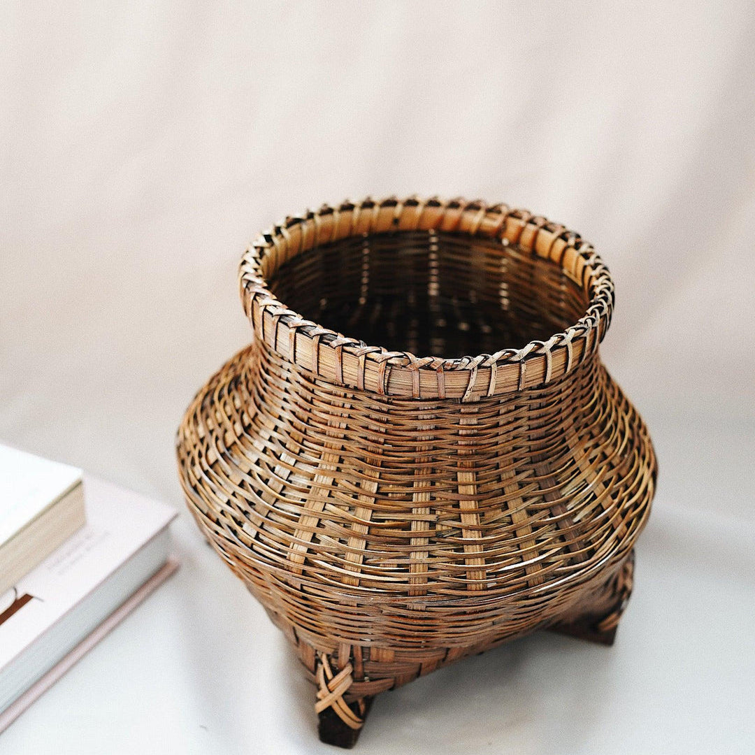 The Artisanal Bamboo Woven Vase